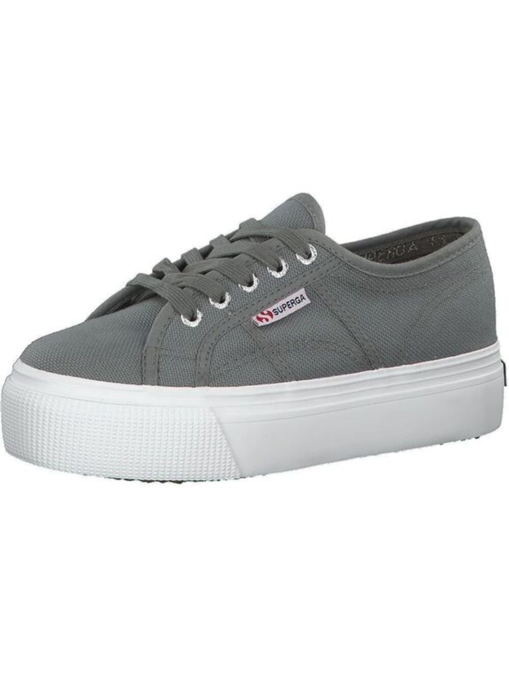 Superga Unisex Low-Top Tennis Shoes Sneakers Sage Grey (Grey Sage 7.5)
